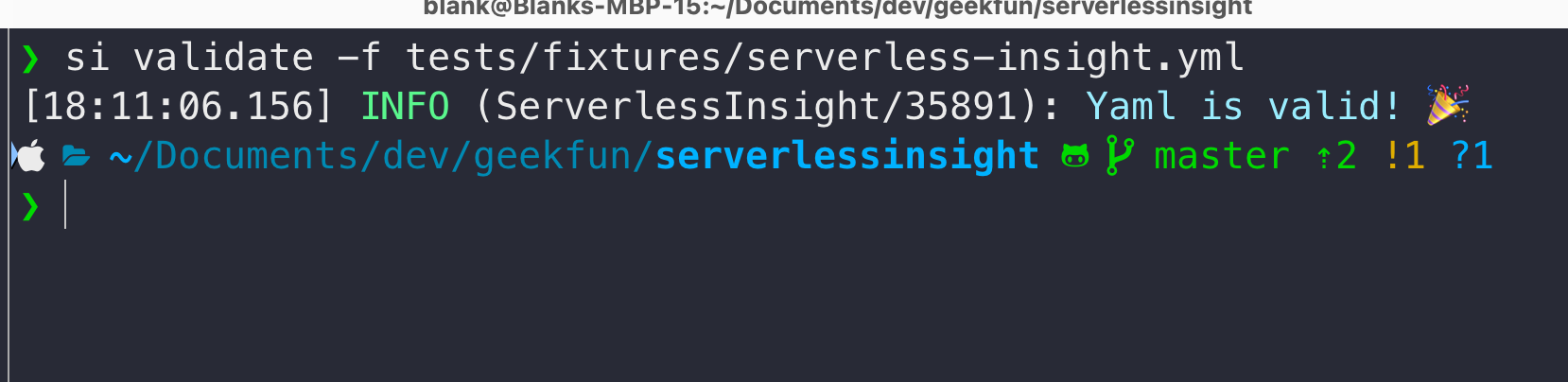 validate 校验成功示例
